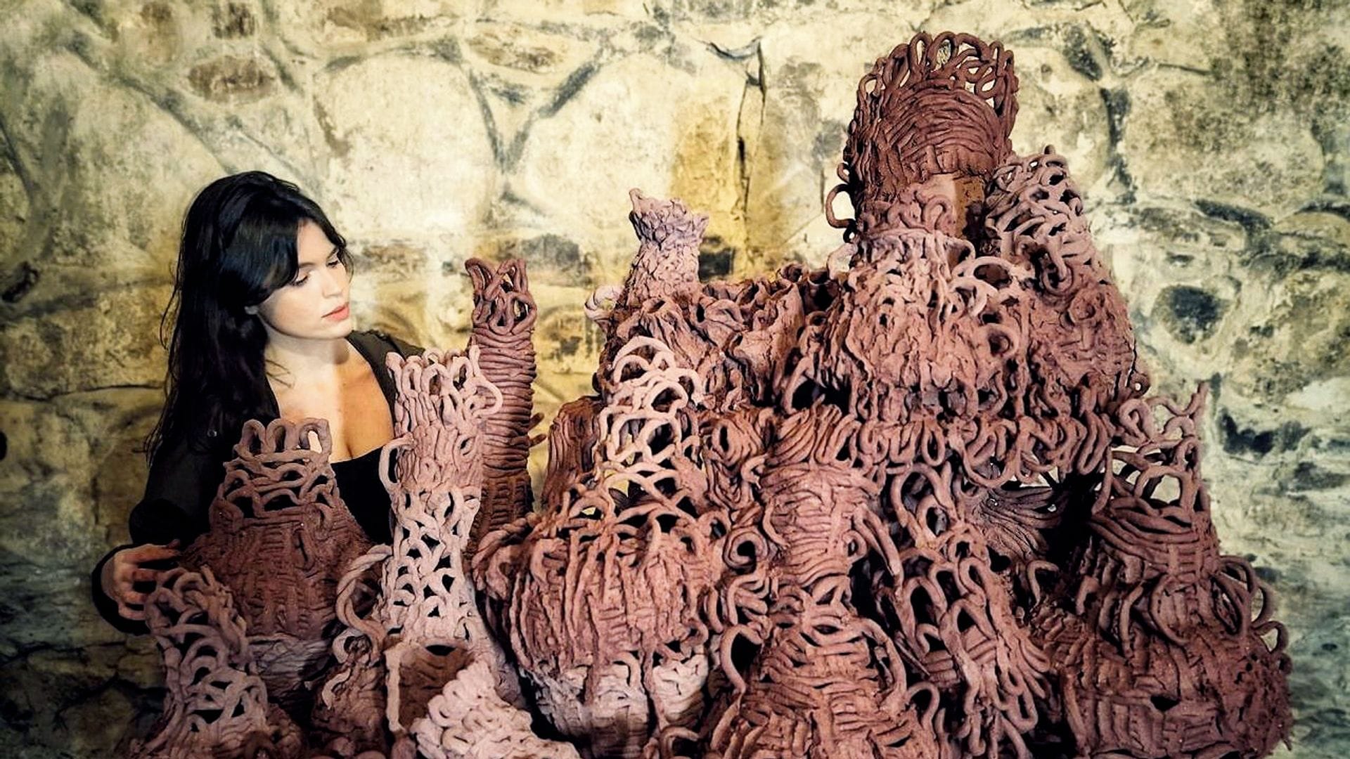 Obra en barro de Layla Tavares Collegium Arévalo Ávila