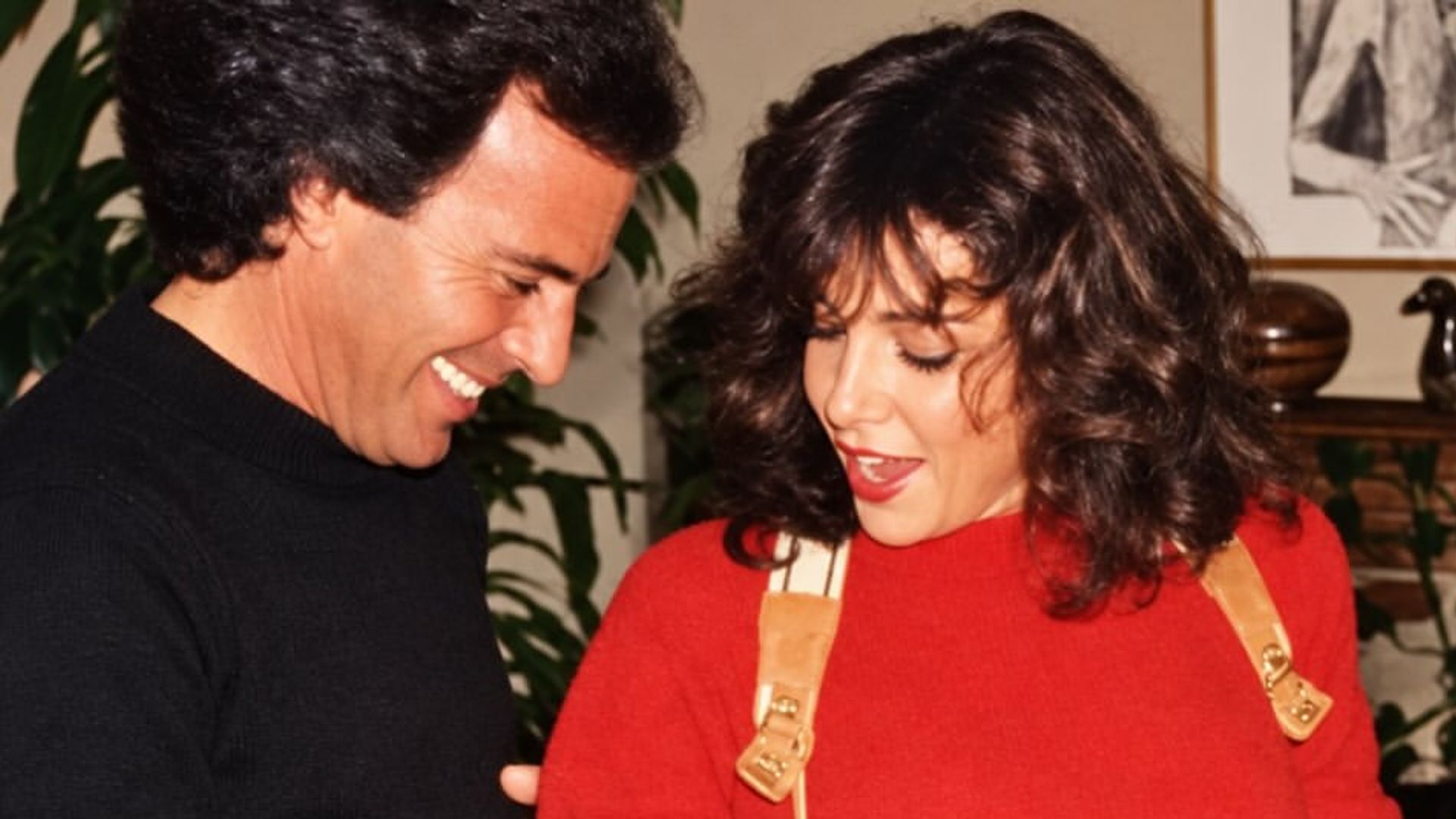 Ana Obregón, junto a Julio Iglesias
