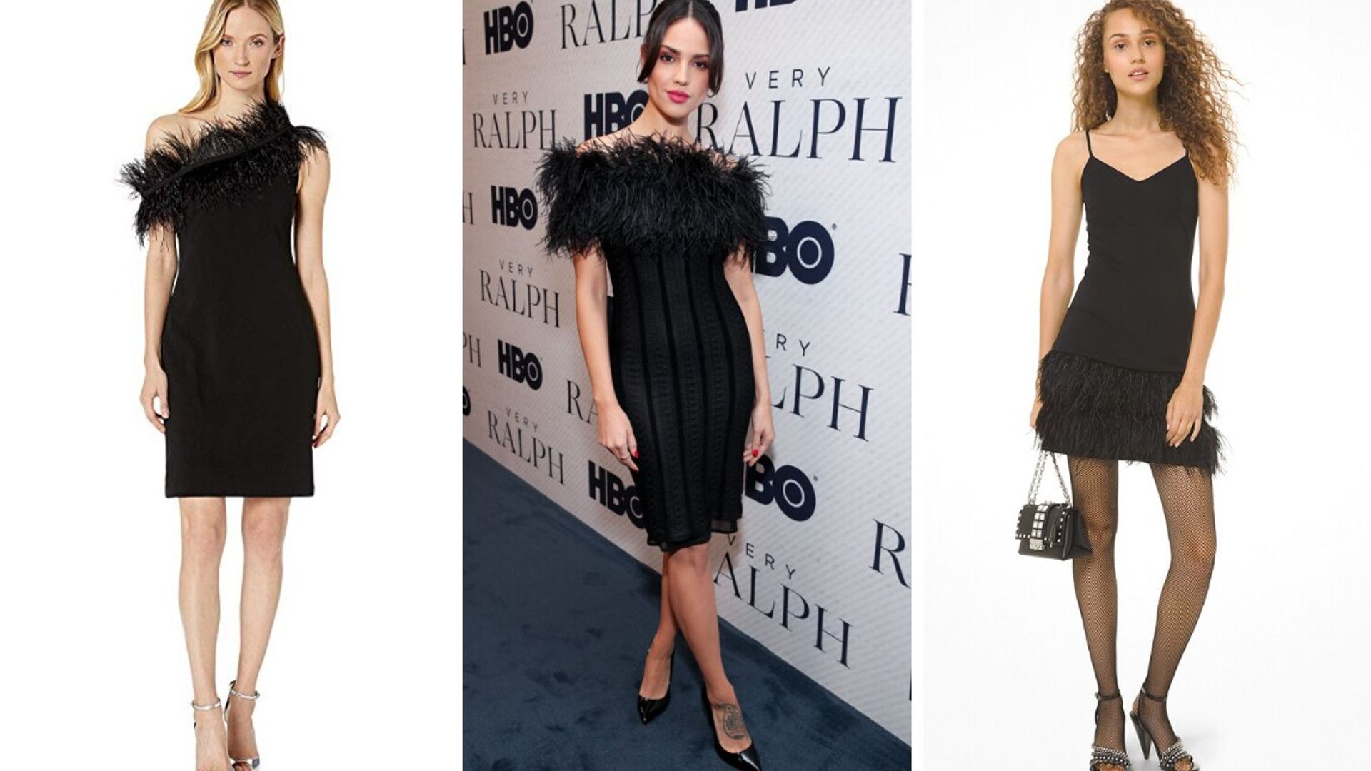Eiza González lo confirma: la plumas están de moda ¡mira estos 8 vestidos!