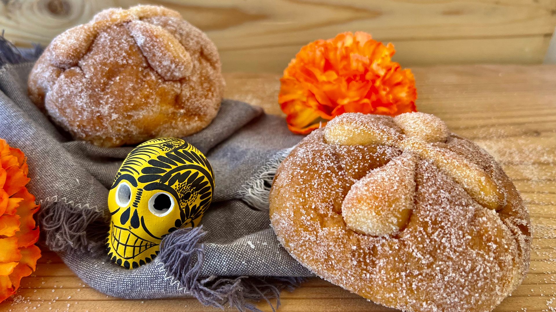 Pan de muertos Maíz Maya