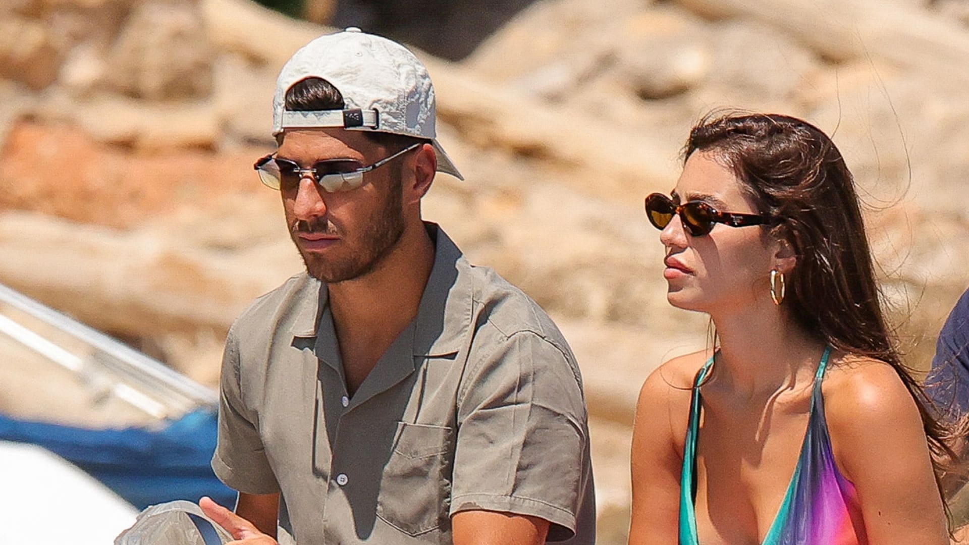 Las imágenes de Marco Asensio y Sandra Garal en su luna de miel en Ibiza