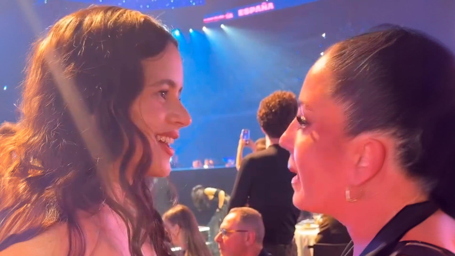 El momentazo de Anabel Pantoja con Rosalía, lleno de emoción: “Tú y yo somos iguales”