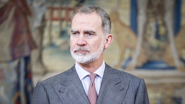 Felipe VI, muy pendiente de la situación de los diferentes incendios que afectan a España