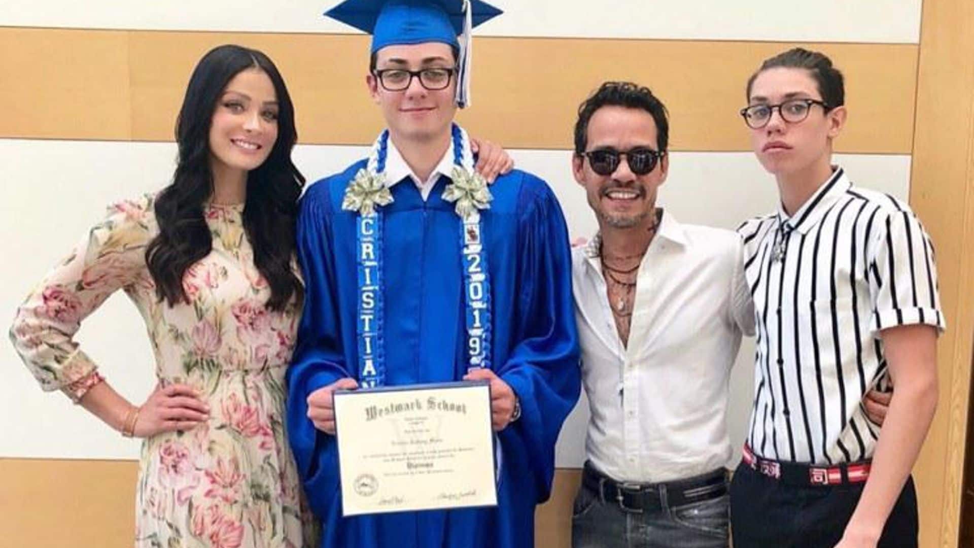 Dayanara Torres y Marc Anthony se reúnen para celebrar la graduación de su hijo mayor