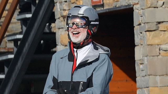 El rey Felipe esquiando en Baqueira Beret