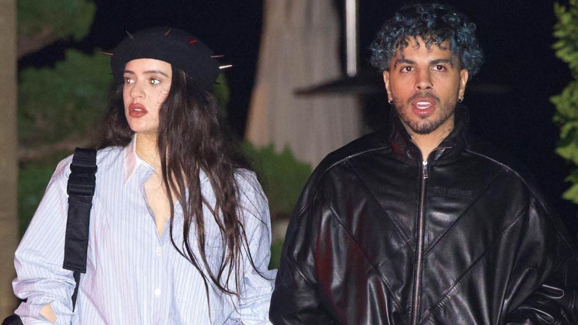 Rosalía y Rauw Alejandro dos ‘vampiros’ en Los Ángeles camino a su boda