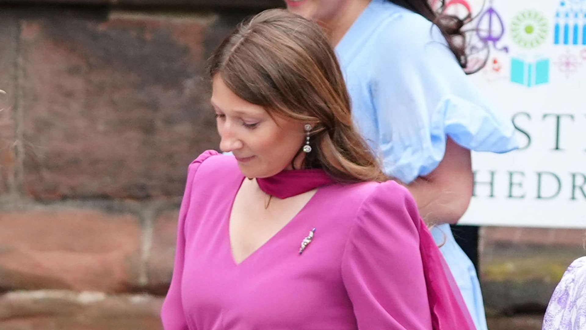 Isabel Rodríguez-Legorburu, la cuñada española del duque de Westminster, en la gran boda del Reino Unido