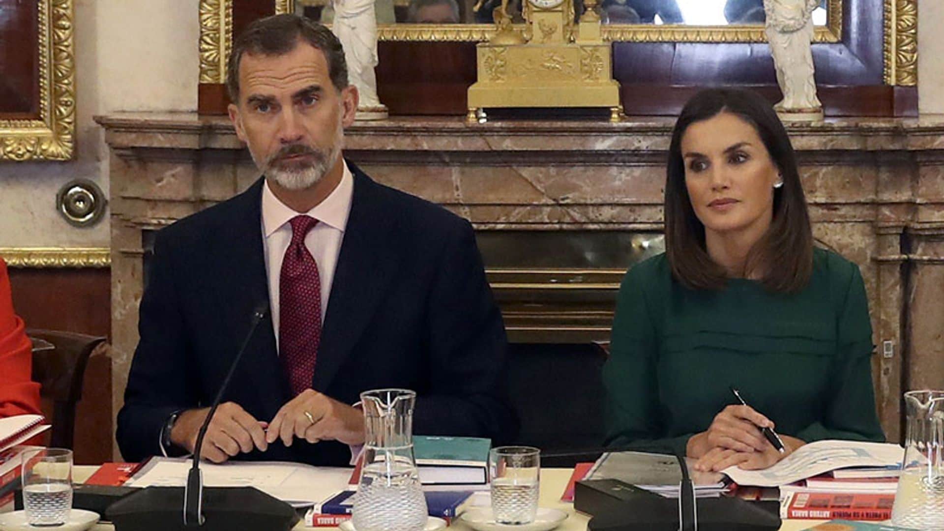 Los Reyes se reúnen con los Patronos del Instituto Cervantes y los Embajadores Iberoamericanos
