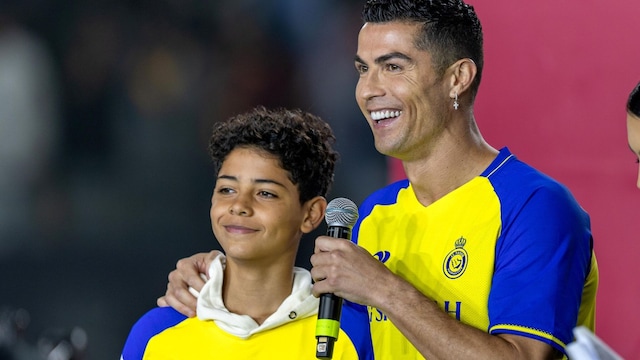 cristiano ronaldo y su hijo mayor