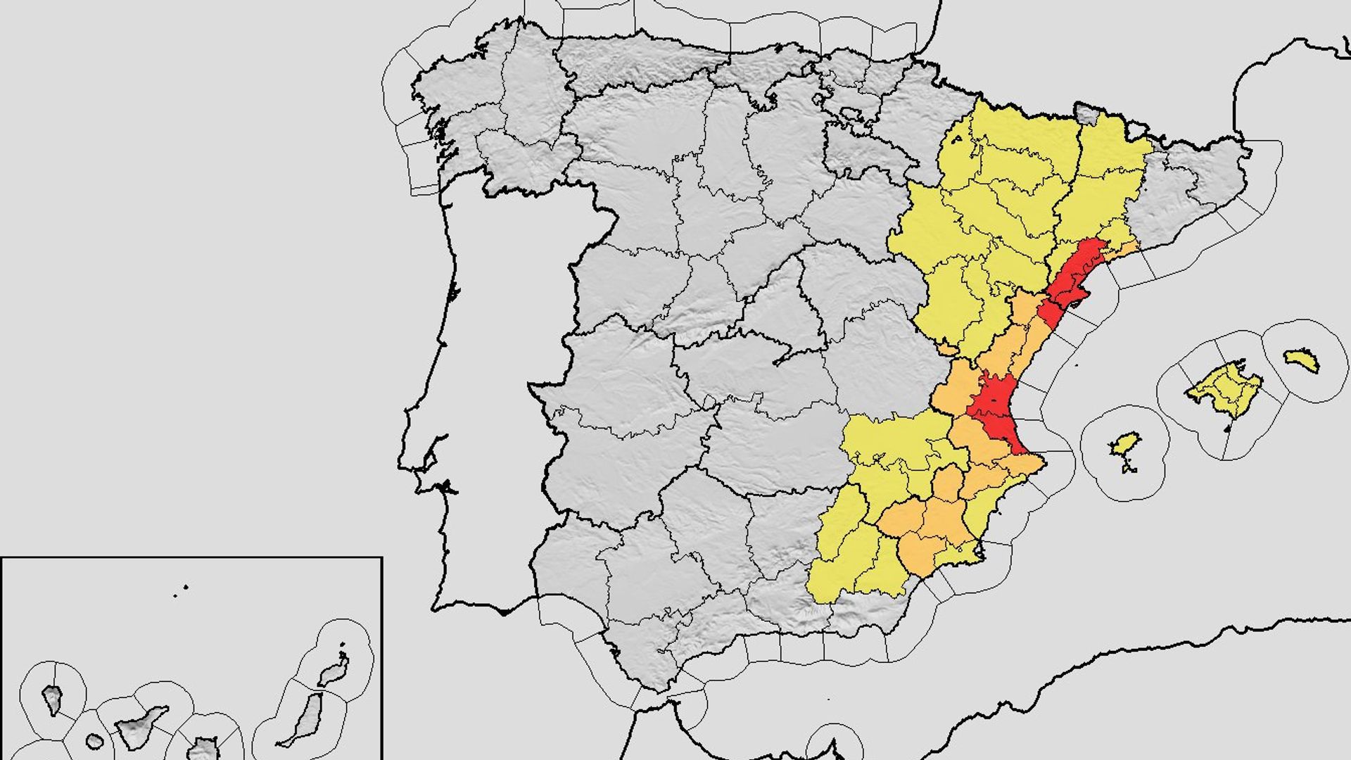 Restos del temporal del exhuracán Gabrielle 