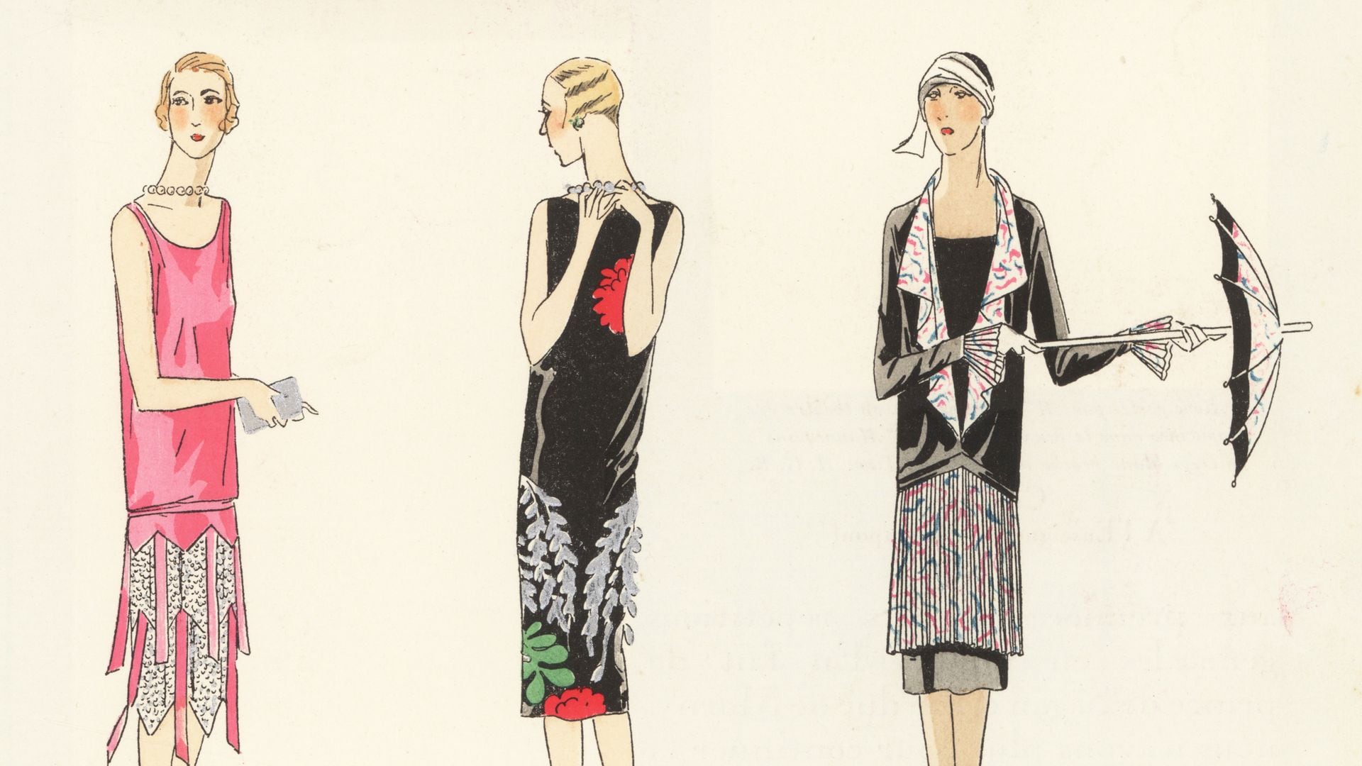 Así se vestían las flappers en los años 20.