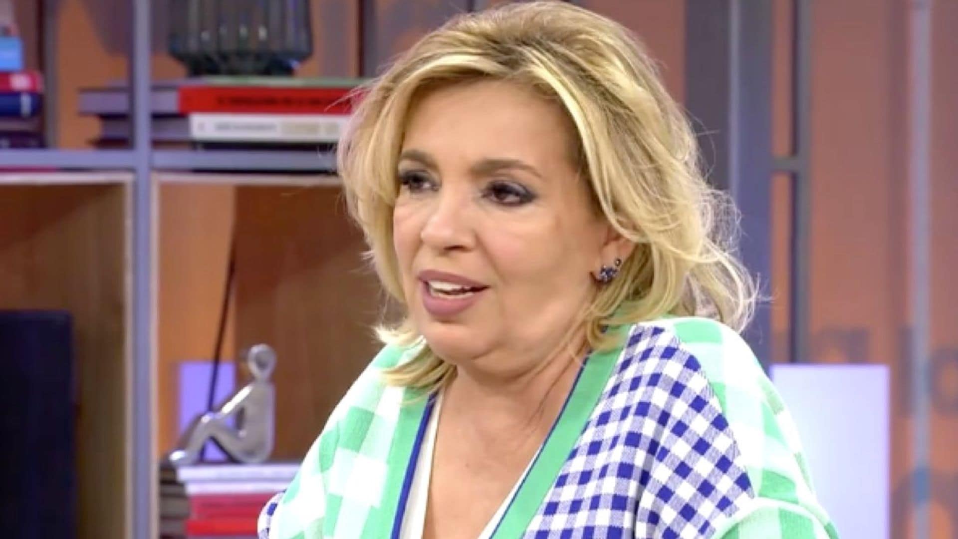 Carmen Borrego abandona el plató de 'Viva la vida' llorando: 'No voy a consentir ni una más'
