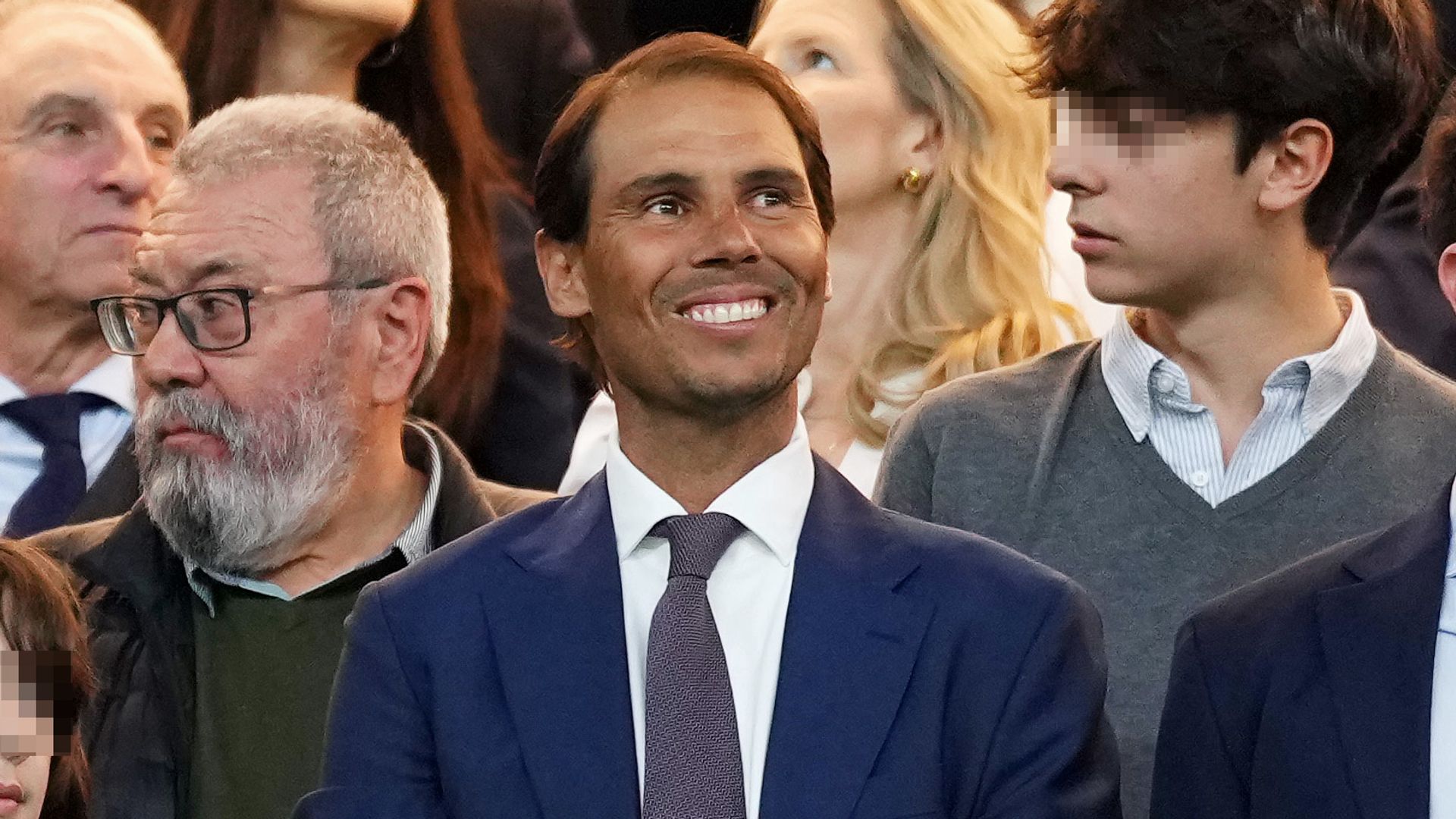 Rafa Nadal en el Bernabéu