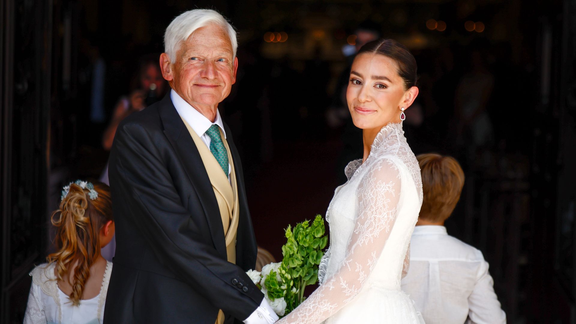 La boda de Amanda Lange y Friedrich von Schönburg reúne a la aristocracia europea en Madrid