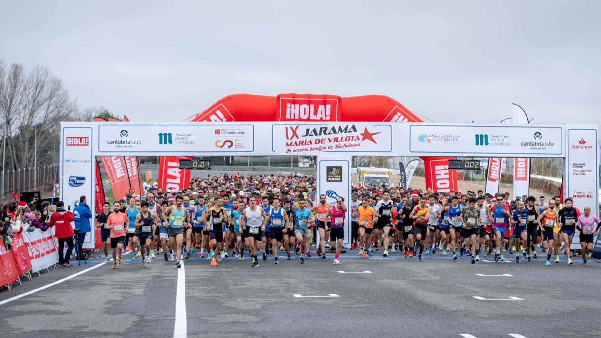 La IX carrera benéfica Jarama María de Villota reúne a más de 2.000 corredores en Nochebuena