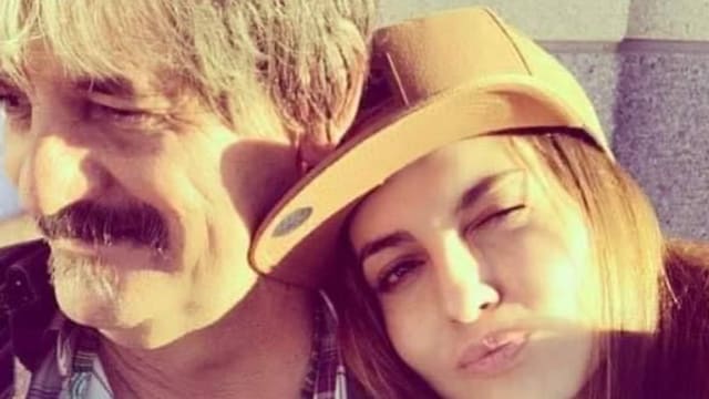 Ariadne Artiles con su padre