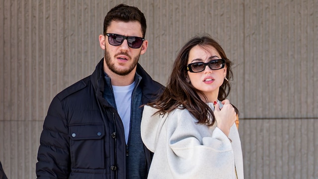 Ana de Armas con Manuel Anido Cuesta en Madrid