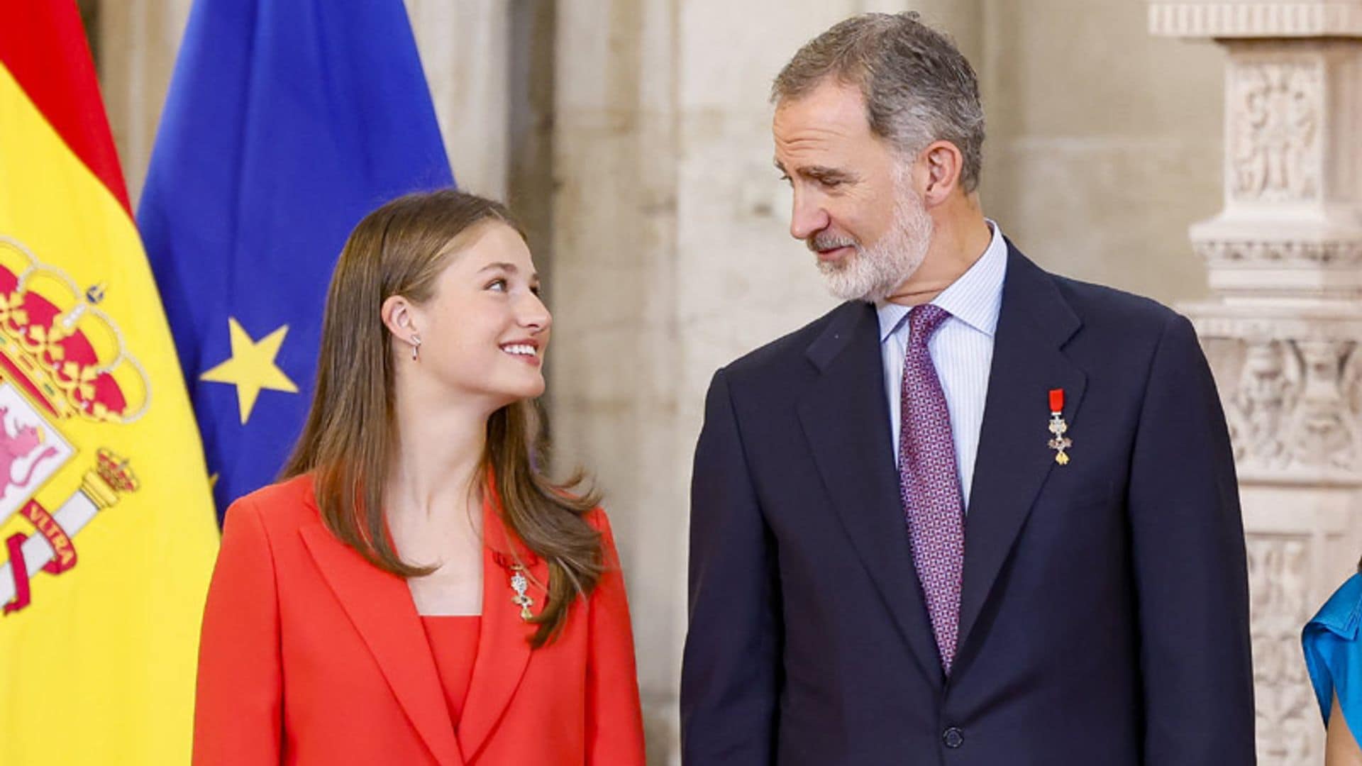 Rey Felipe y princesa Leonor 