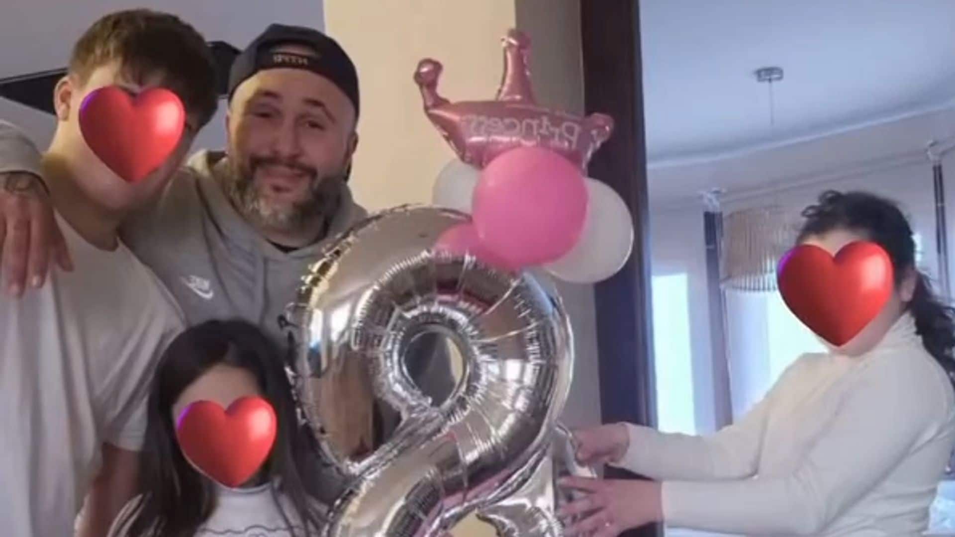 Kiko Rivera celebra el cumpleaños de su hija Carlota