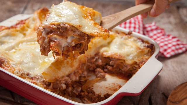 Lasaña de carne