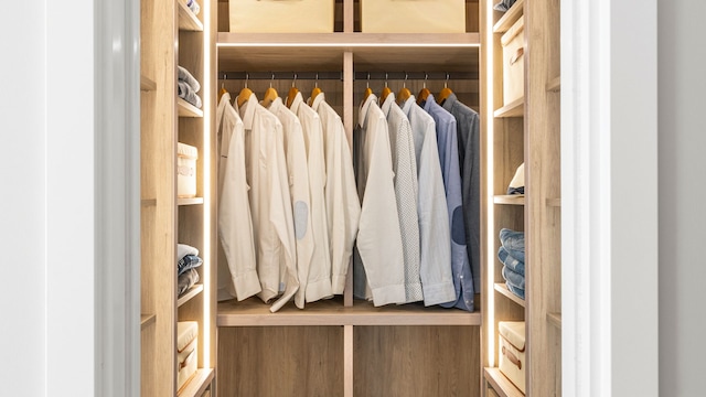 Interior de un armario