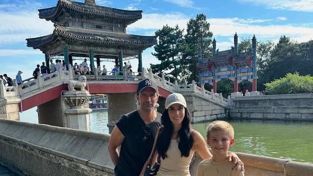 Sandra usó sus redes sociales para compartir las fotos más especiales de este viaje.