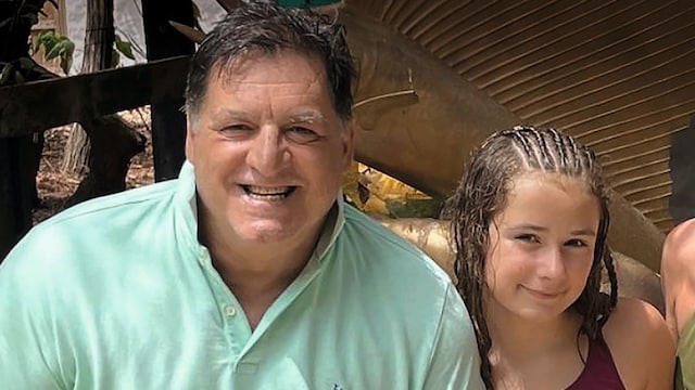 José Campos con su hija