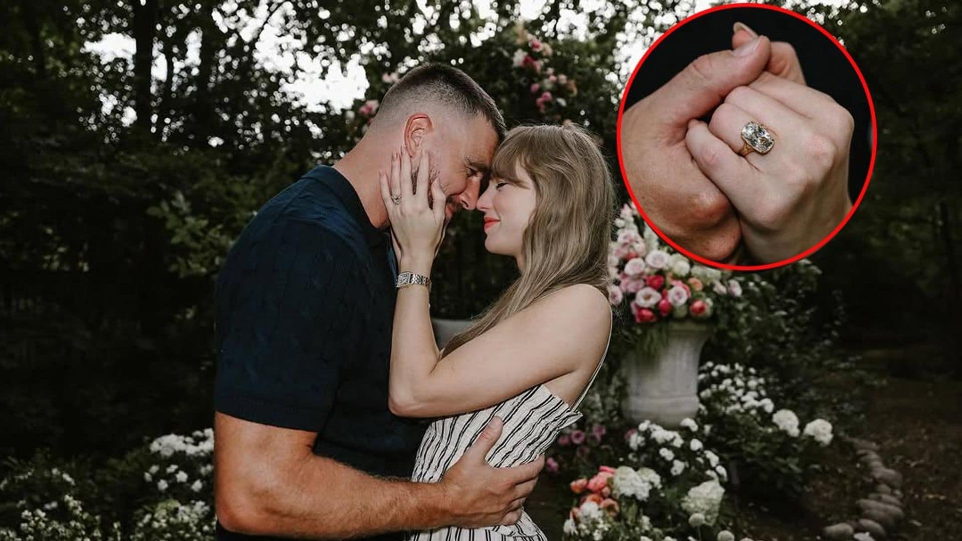 Taylor Swift se compromete con Travis Kelce y el anillo es espectacular