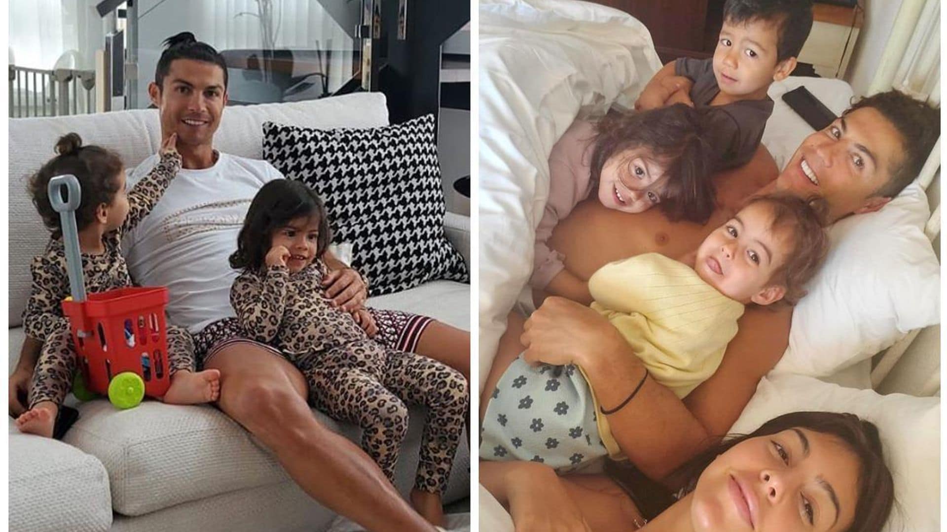 Las veces que Cristiano Ronaldo nos ha derretido de amor con sus hijos, ¡muy tiernos!