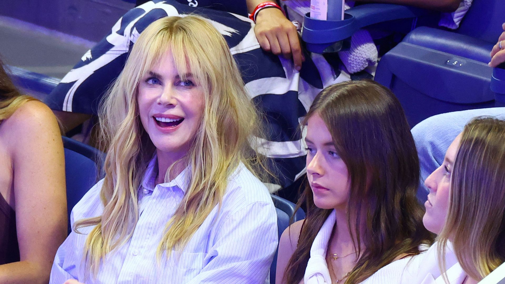 Nicole Kidman con su hija durante el evento.