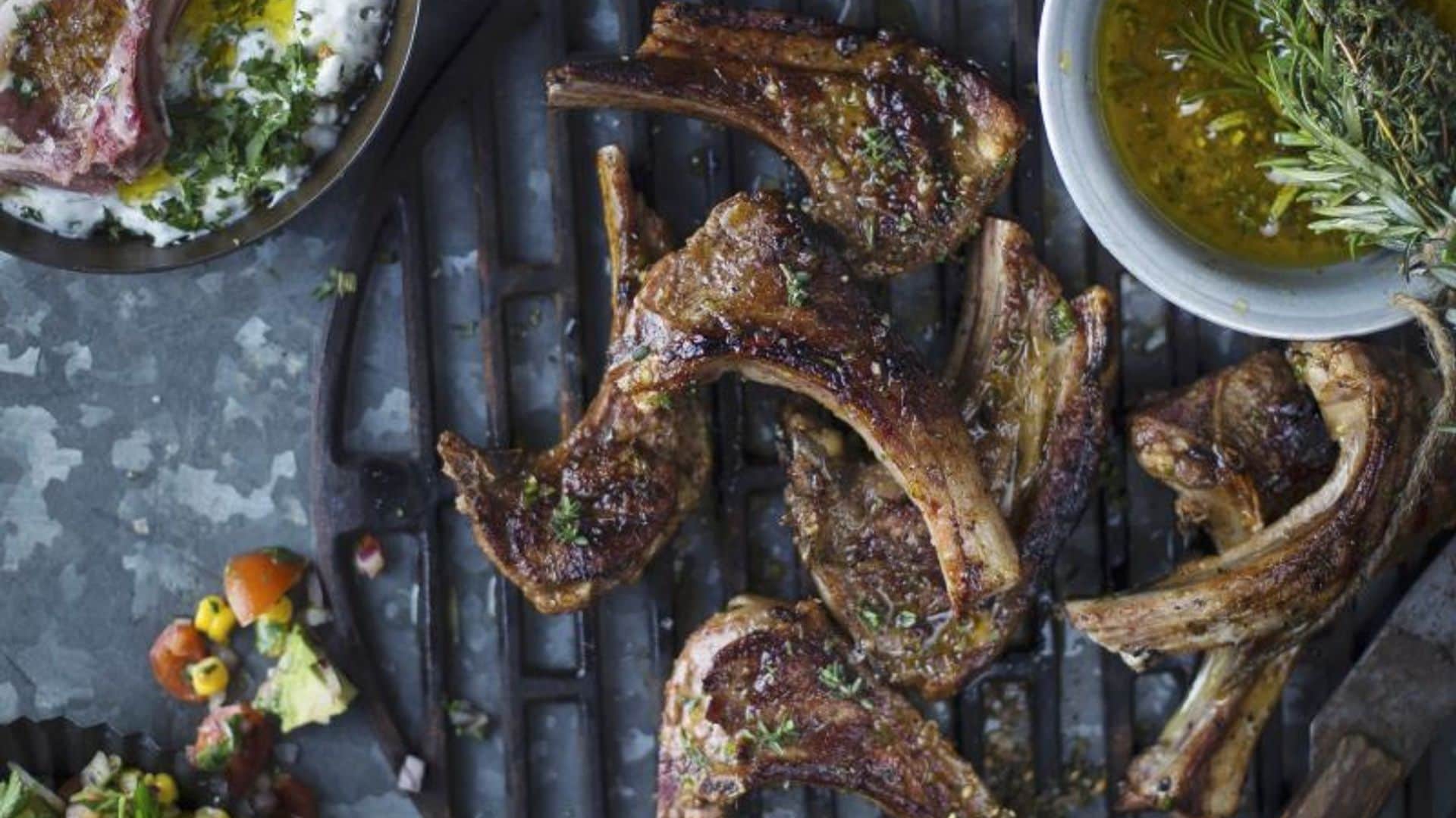 Chuletas de cordero a la parrilla