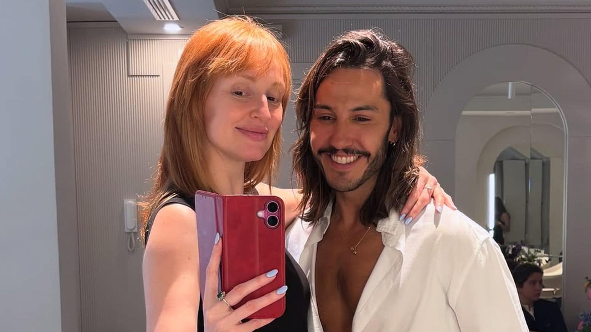 Cristina Castaño, sin maquillaje y embarazadísima, sorprende con su foto más natural