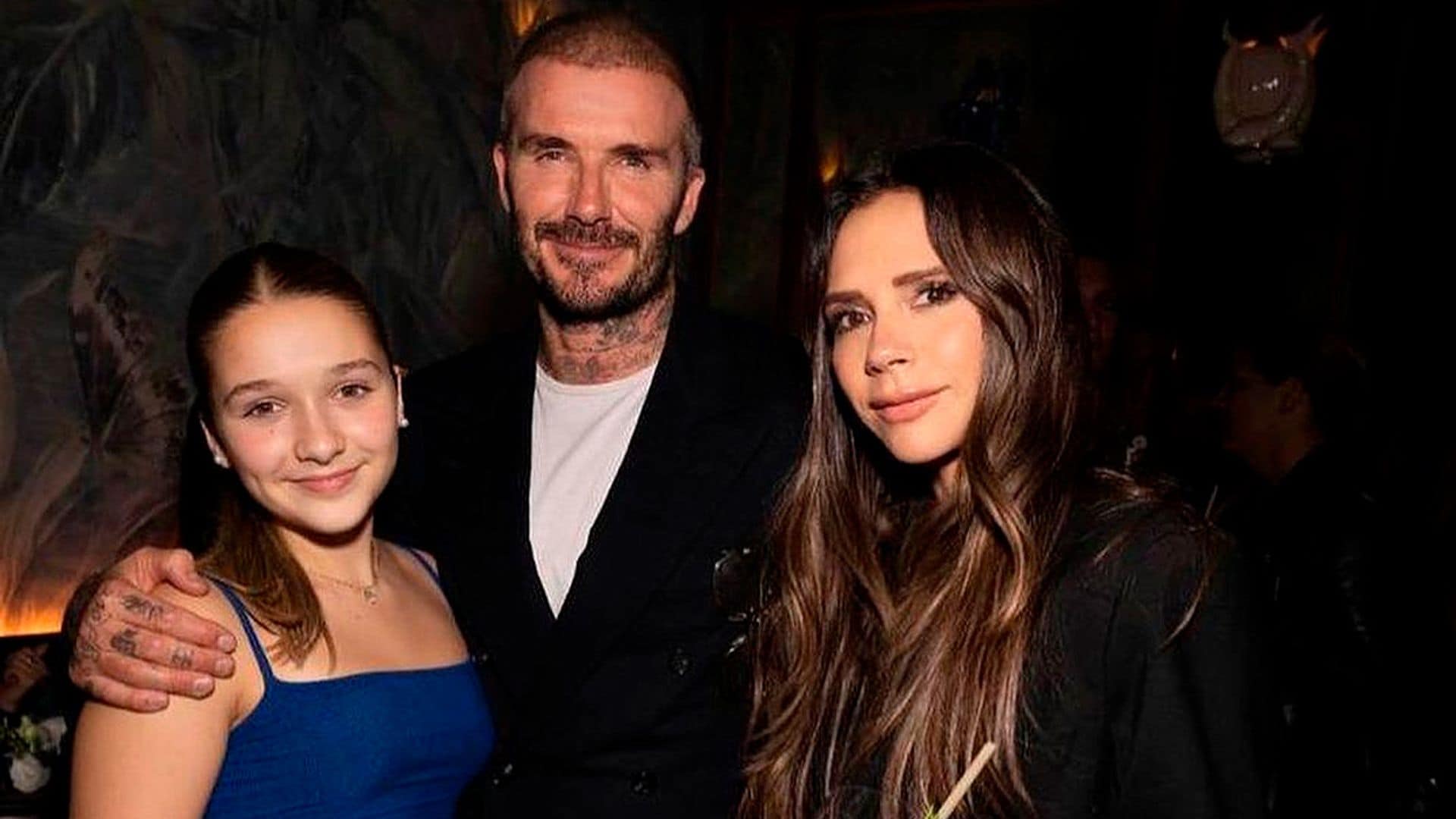 ¡La pequeña Harper ya entrena con sus padres!: Victoria Beckham comparte una foto entrañable