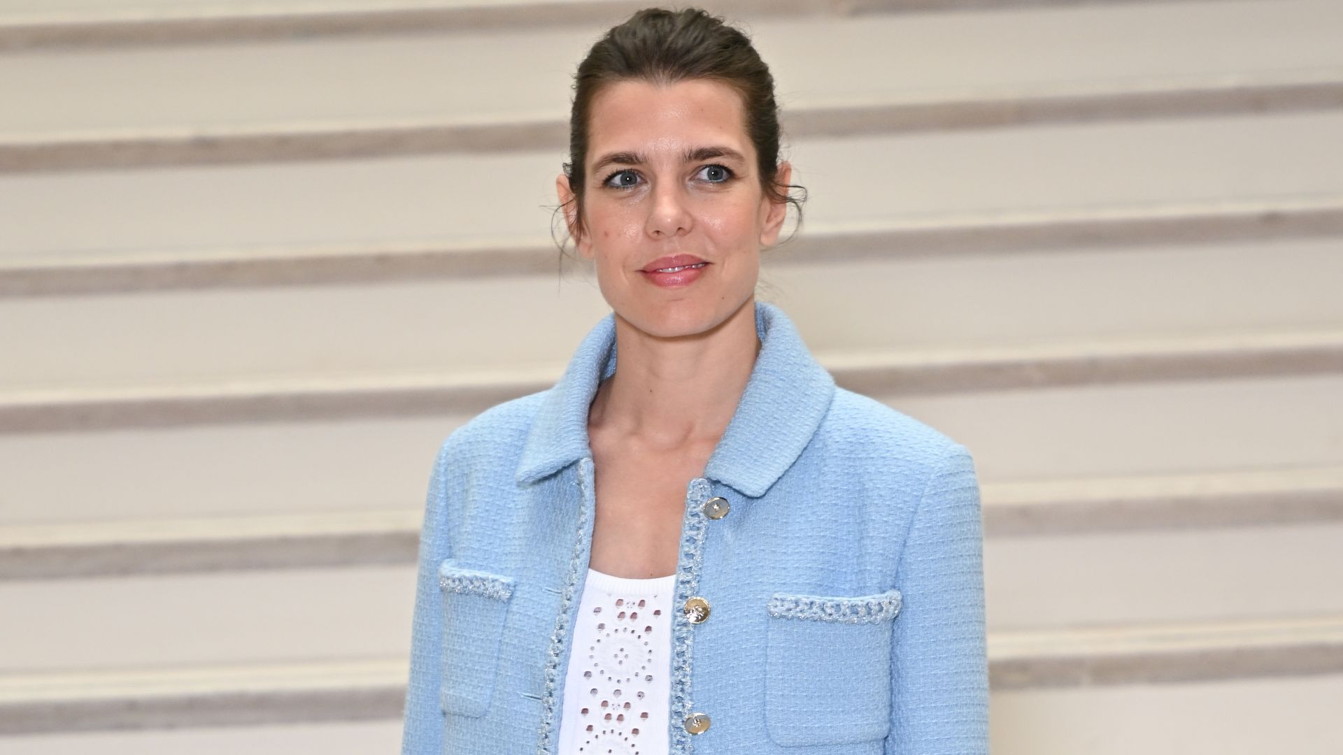 Carlota Casiraghi en el desfile de Chanel en julio de 2025