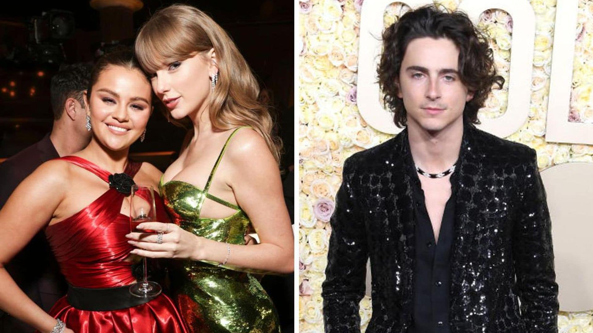 Selena Gomez no se acercó a Timothée Chalamet para pedirle una foto en los Golden Globes