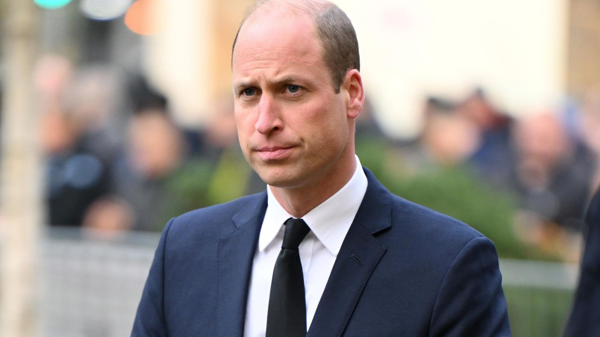 El príncipe William asistió en solitario a un funeral privado en Londres