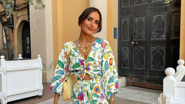 Look con dos piezas estampado de Zara