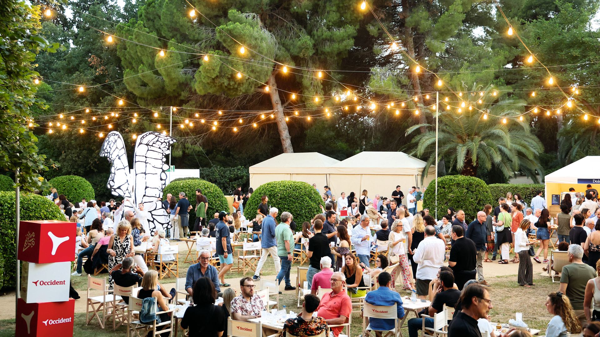 LES NITS DE BARCELONA gastronomía en los Jardines de Pedralbes