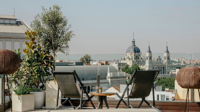 Rooftop del hotel Gran Meliá Palacio de los Duques en Madrid
