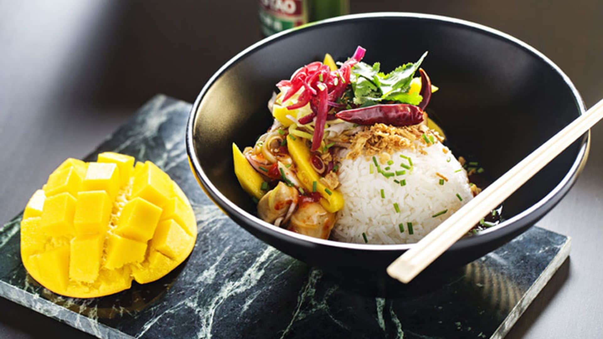Chili mango pollo
