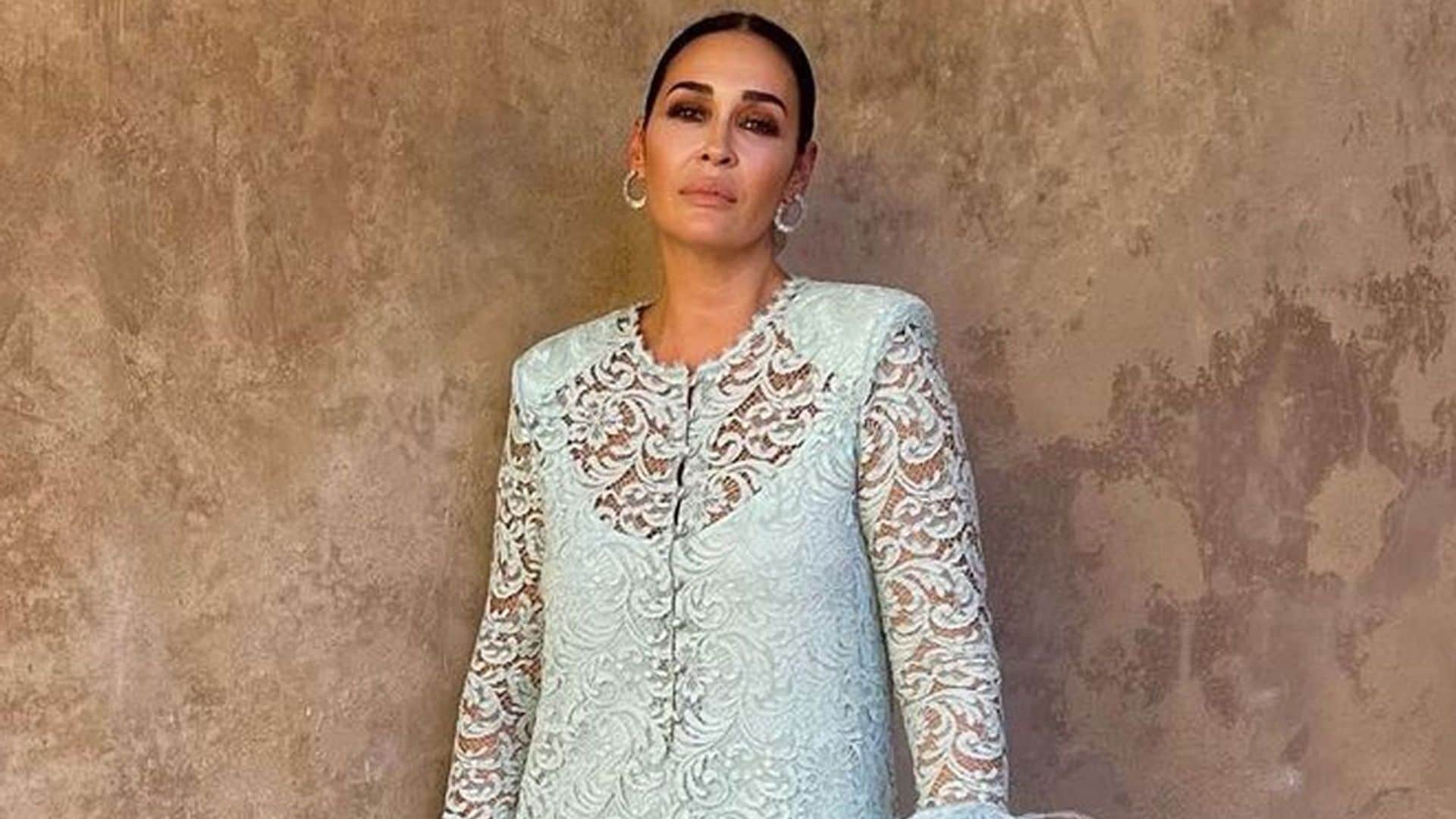 La elegancia de Vicky Martín Berrocal, la invitada española en la boda de Lapo Elkann