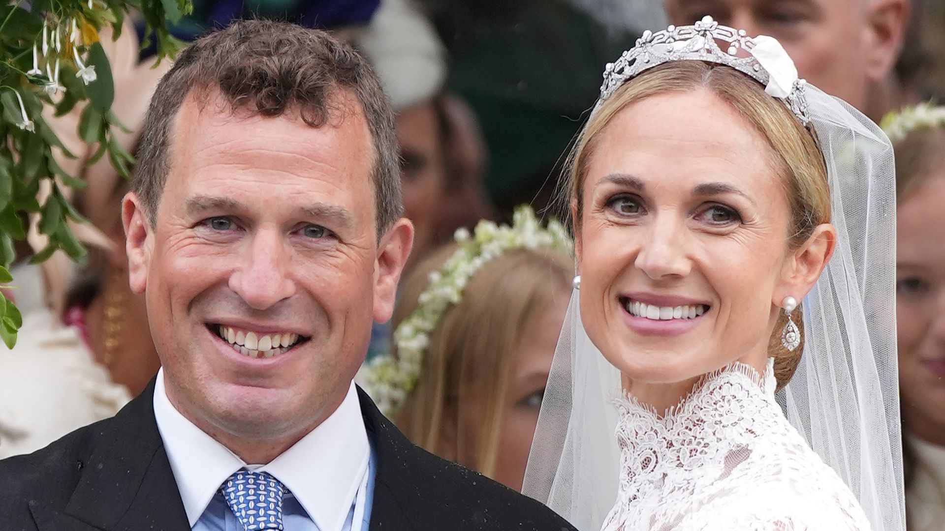Peter Phillips y Harriet Sperling tras darse el 'sí, quiero'
