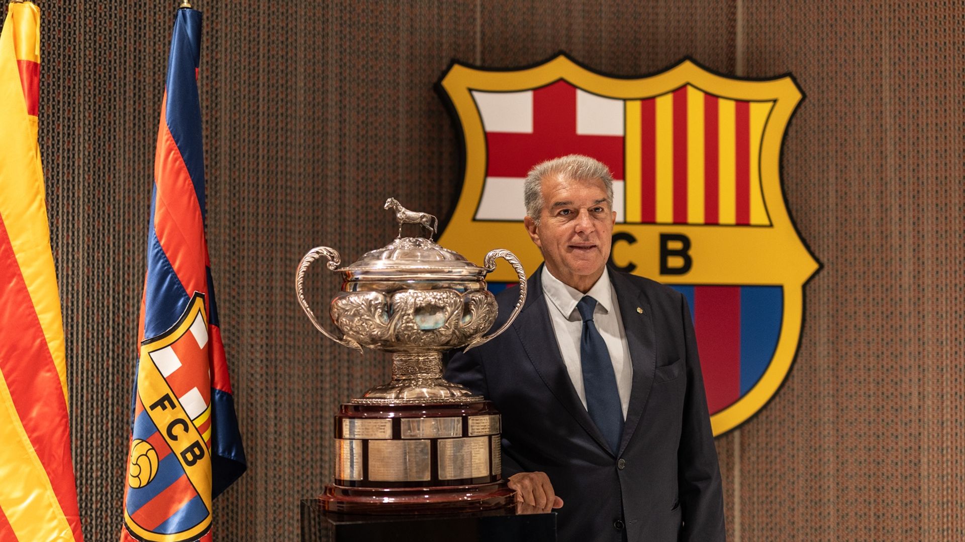 Joan Laporta, presidente del FC Barcelona