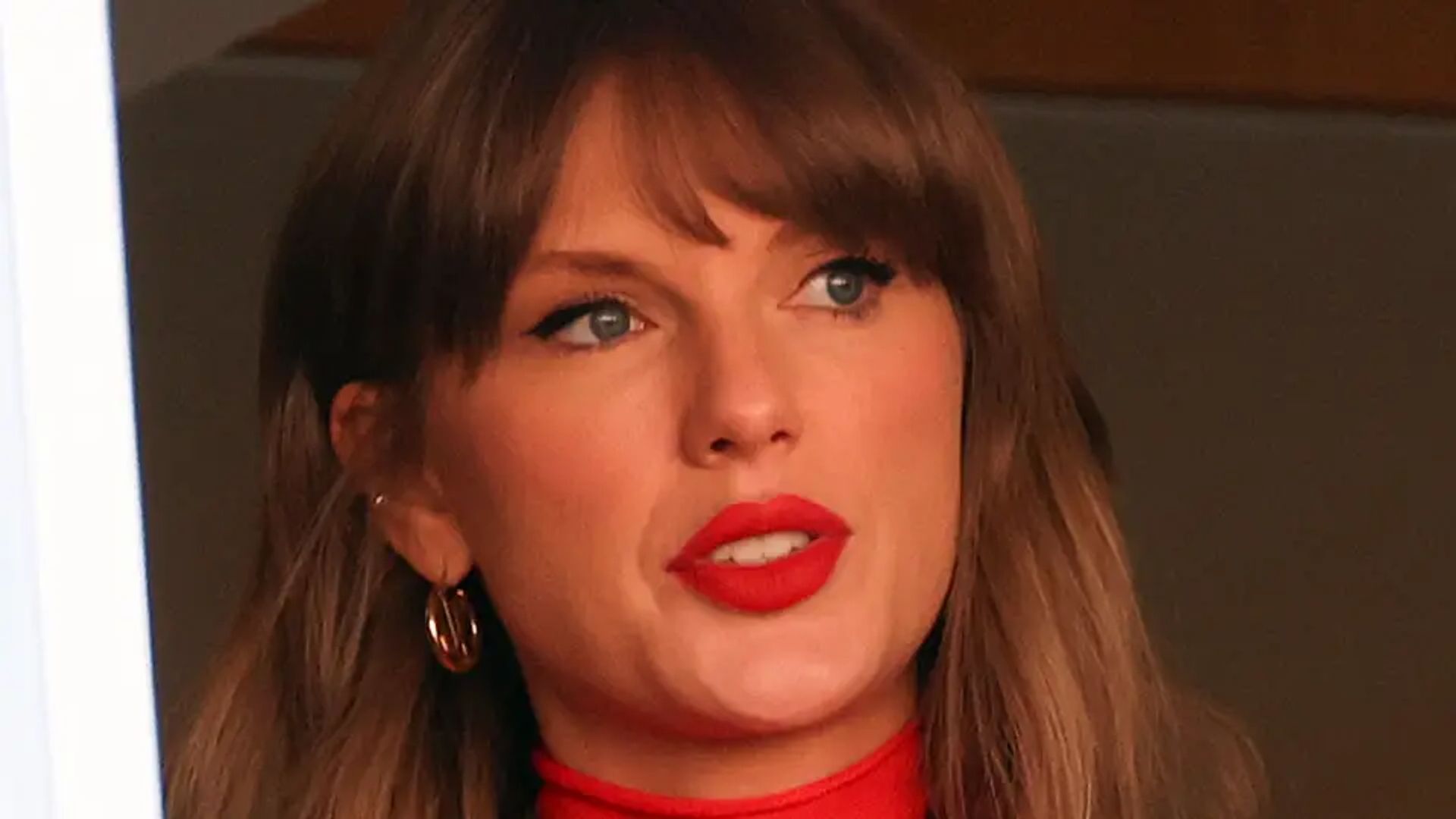Taylor Swift durante el partido de los Kansas City Chiefs
