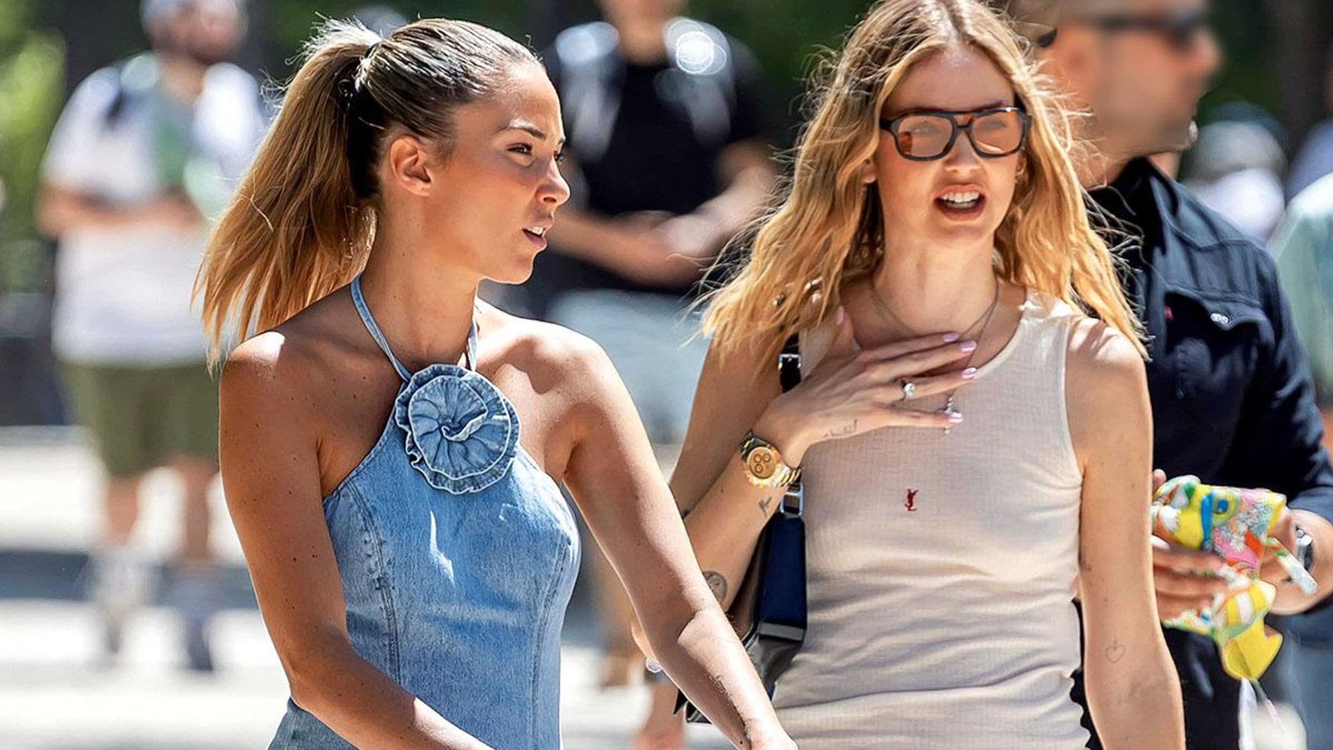 Chiara Ferragni busca consuelo en sus amigos de Madrid: Alice Campello y Álvaro Morata