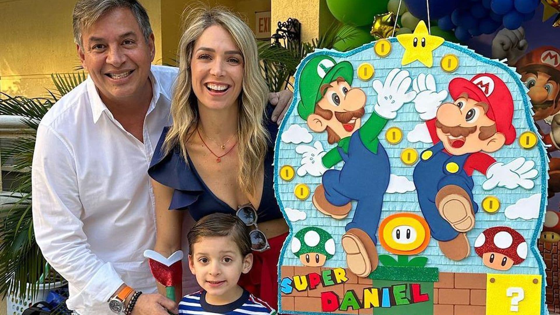 Alessandra Villegas y Daniel Sarcos celebran con una increíble fiesta el cumpleaños número cinco de su hijo