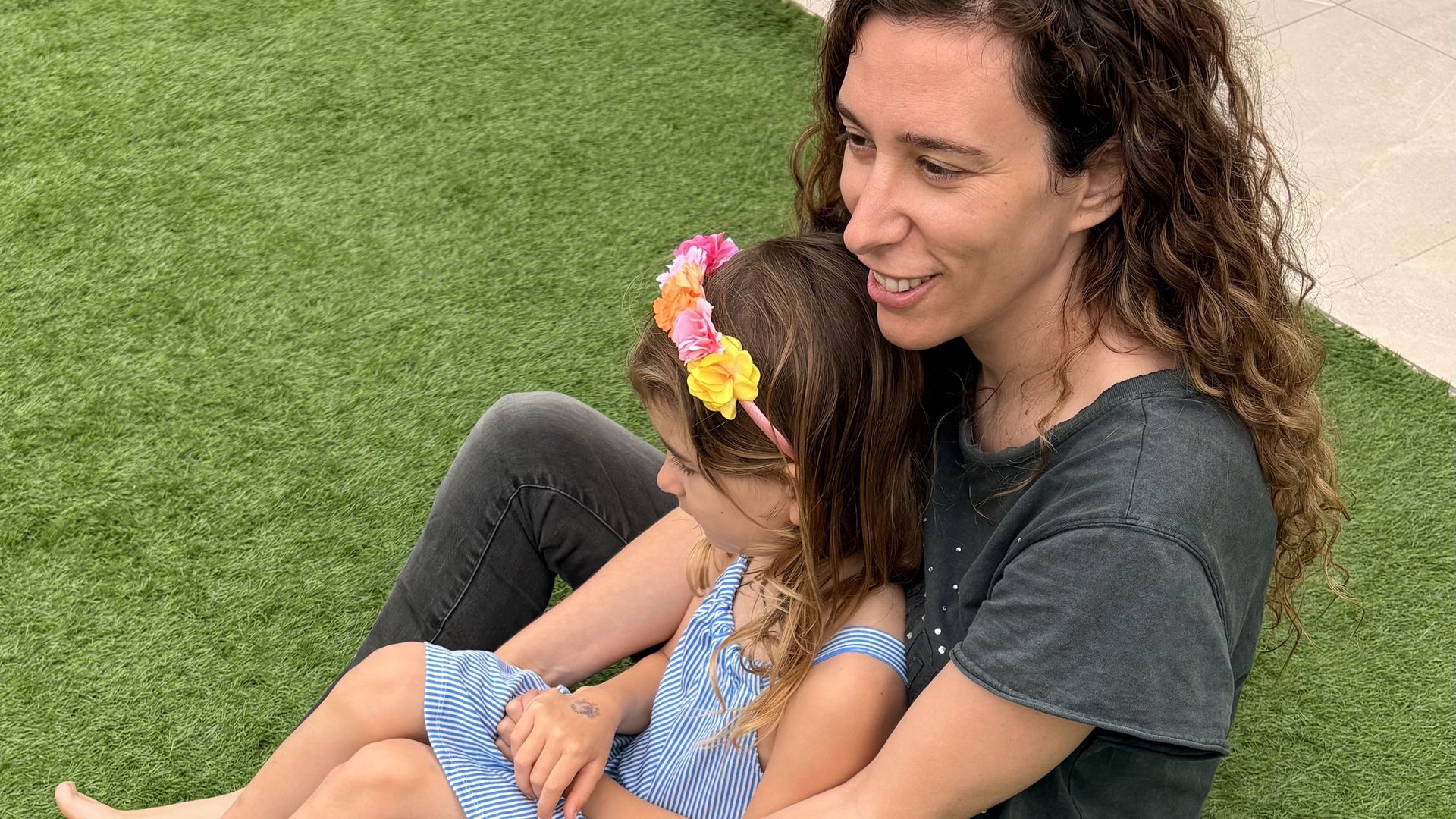 Dra. Mar López Sureda y su hija