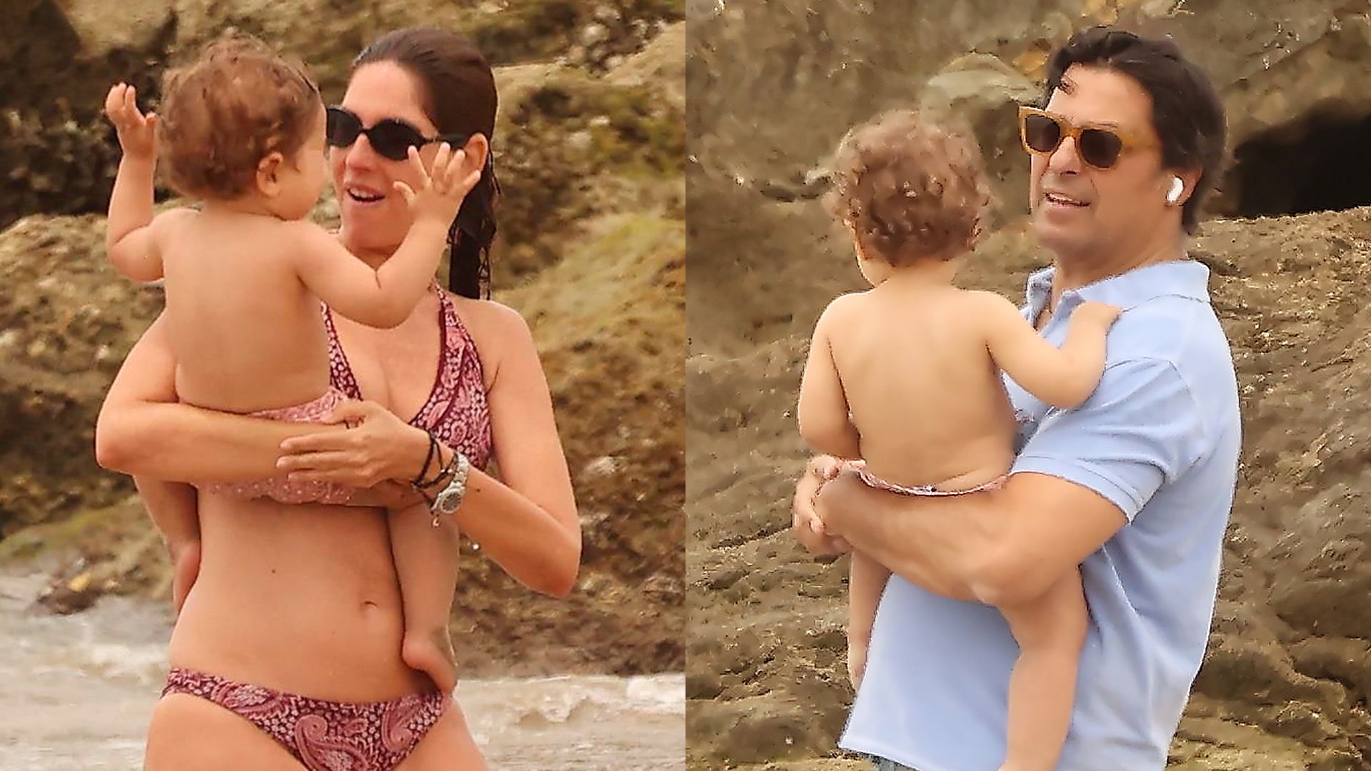 EXCLUSIVA. El primer día de playa de Nicolás, el hijo pequeño de Lourdes Montes y Fran Rivera: las fotos más divertidas en familia
