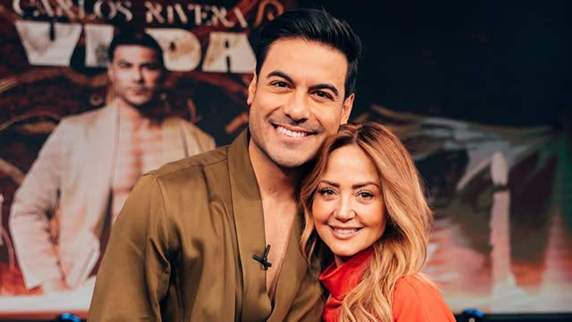 Andrea Legarreta y Carlos Rivera dejaron en claro que la química entre ellos es grande