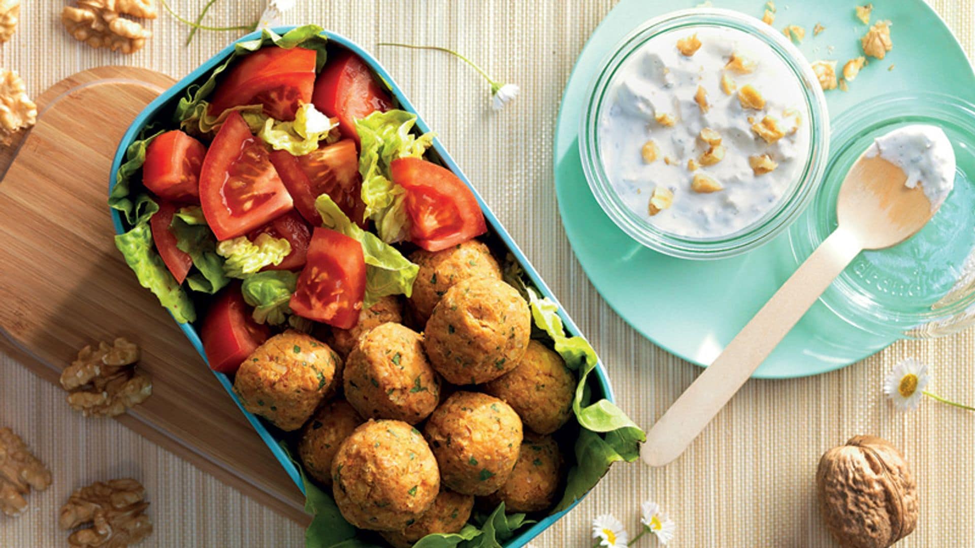 Falafel de zanahorias y nueces